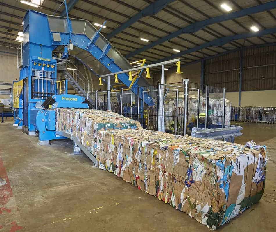 En balpress av modell LP 85